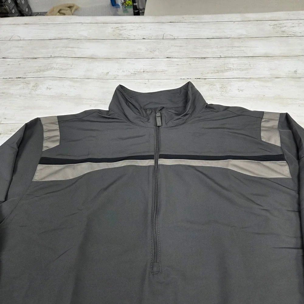 Nike‎ Golf The Keightley Classic 1/4 Zip Pullover Mens XL Gray 333111-008